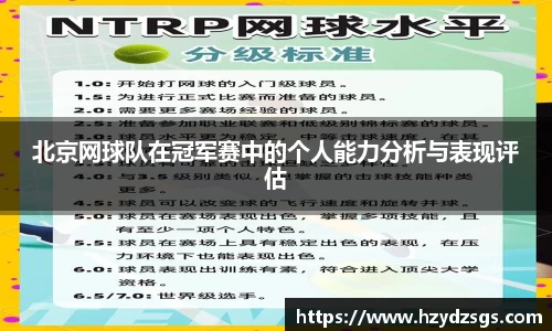 北京网球队在冠军赛中的个人能力分析与表现评估